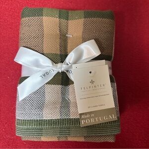 Felpinter X-Long Combed Cotton Soft Absorbent 2 Pack Hand Towels Portugal Made